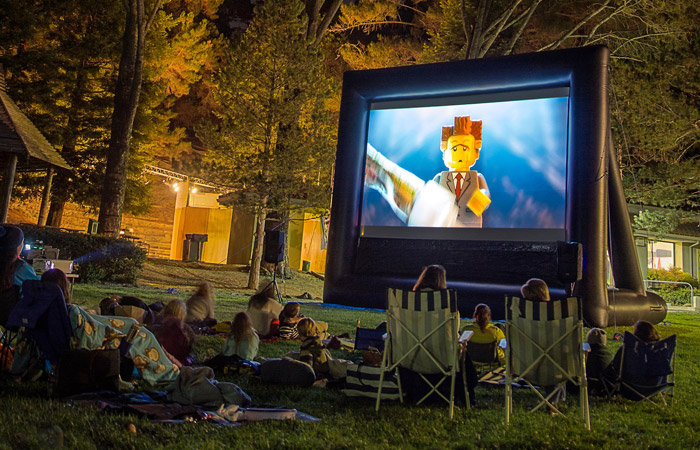 The Best Birthday Party Ideas Involve a Big Screen!