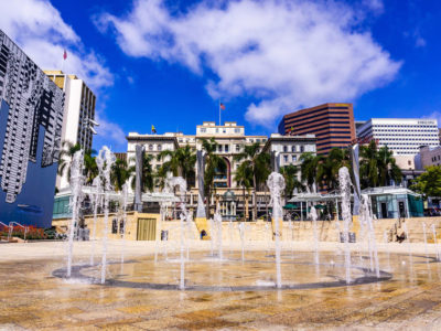 Fountain in Horton Plaza Park